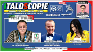 "Italoscopie", programme du 30/05/2026
