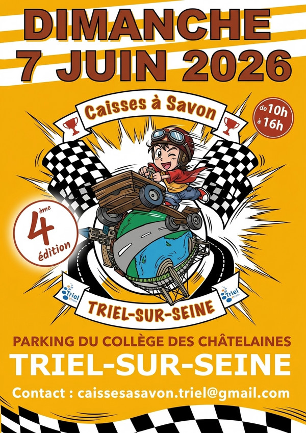 Course de caisses à savon à Triel-sur-Seine le 07/06/2026