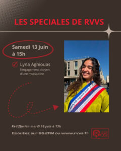 Lyna Aghiouas, invitée des "Spéciales de RVVS" du 13/06/2026