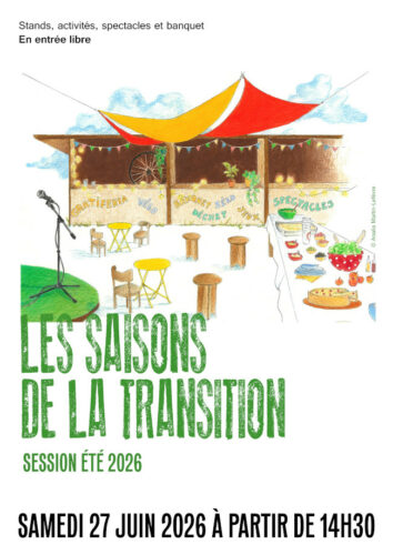 Les saisons de la transition - session été 2026 au Collectif 12 (78) le 27/06/2026