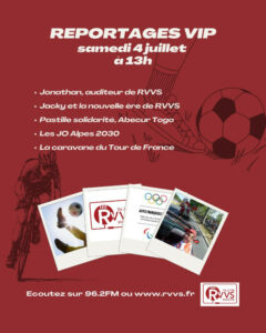 "Reportages VIP", programme du 04/07/2026