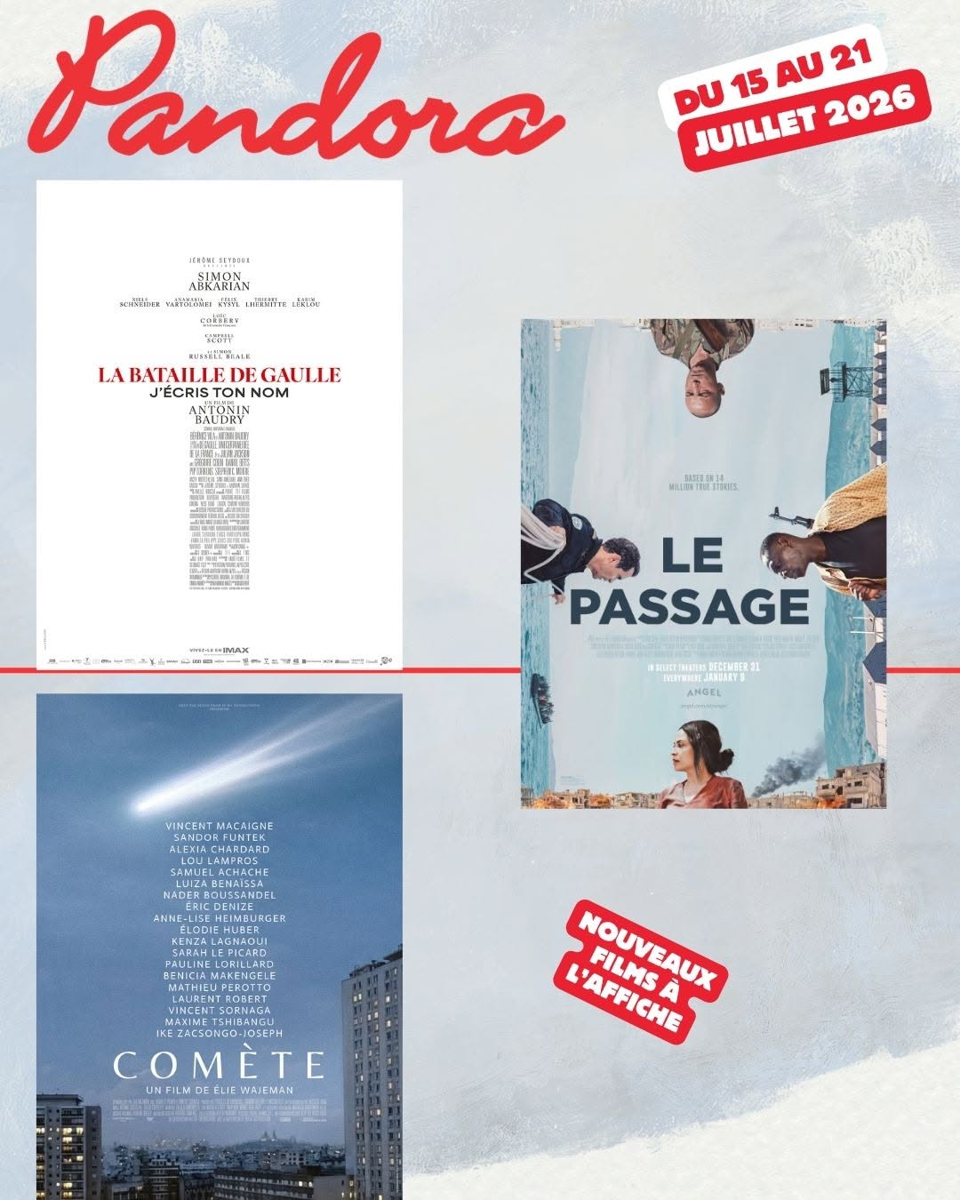 Ciné Pandora, prog du 08/12/2021 au 18/01/2022