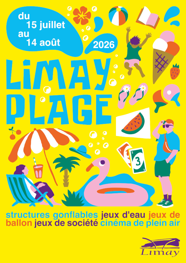 Limay plage du 15 juillet au 14 août 2026