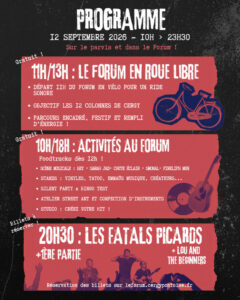 Le programme de "Ca part en live" au Forum de Vauréal (95) le 12/09/2026