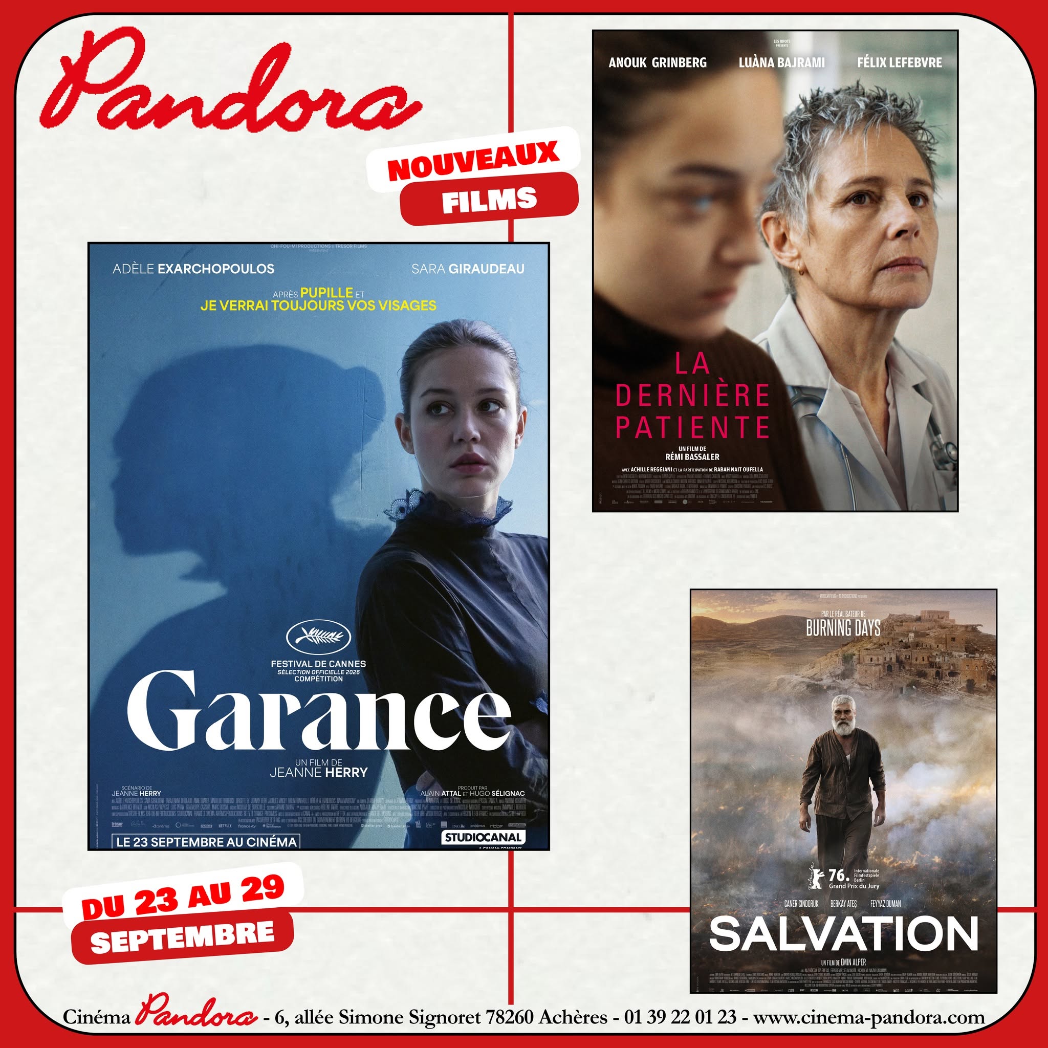 Ciné Pandora, prog du 08/12/2021 au 18/01/2022