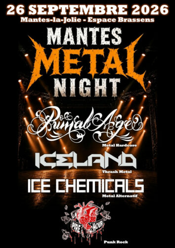 Mantes Metal night, concert à Mantes-la-Jolie (78), le 26/09/2026
