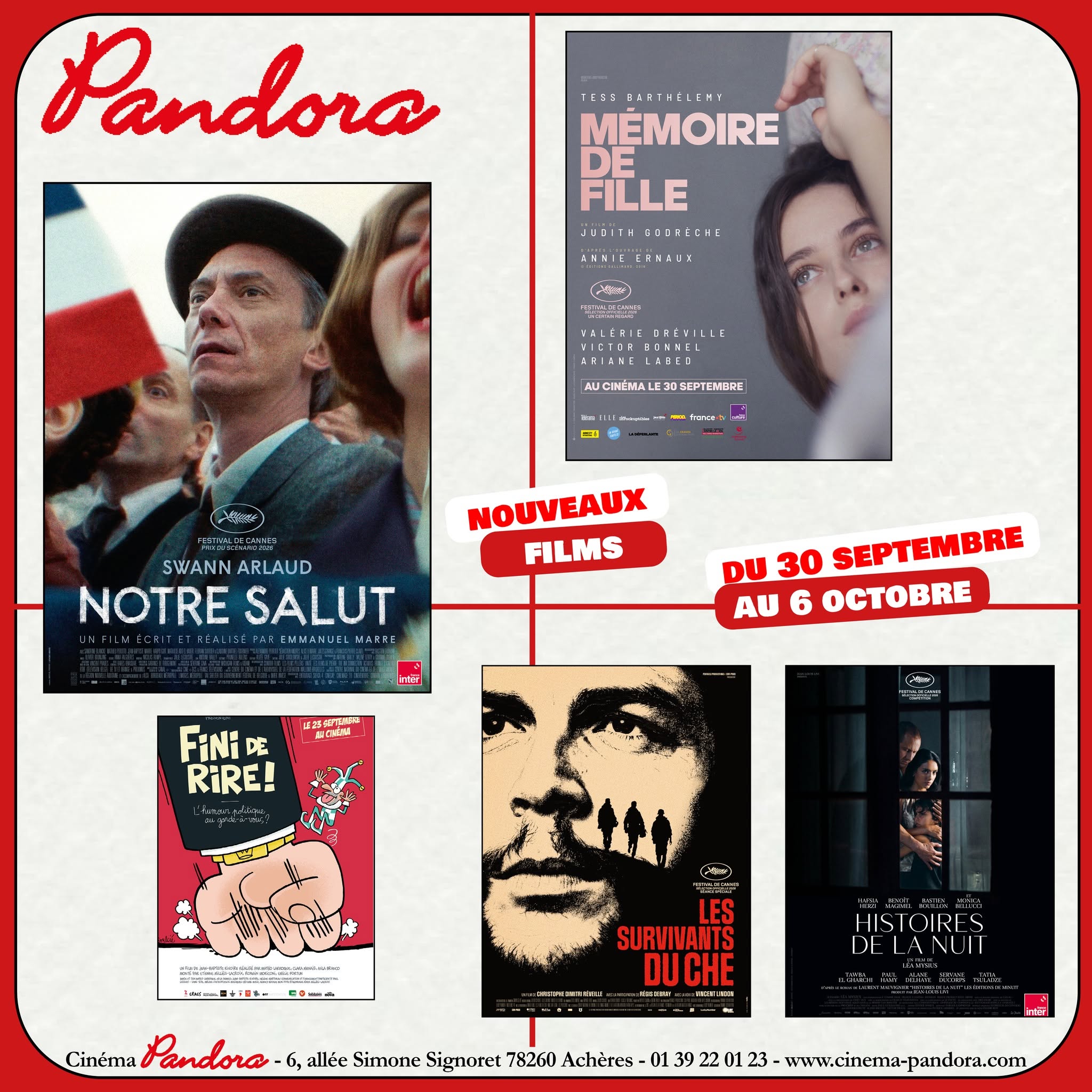 Ciné Pandora, prog du 08/12/2021 au 18/01/2022