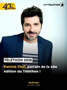 Patrick Fiori du 40ème Téléthon !