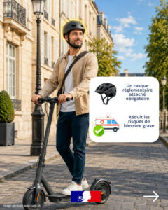 Trottinettes et EDPM, port du casque et gilet obligatoires dans les Yvelines depuis le 15/09/2026
