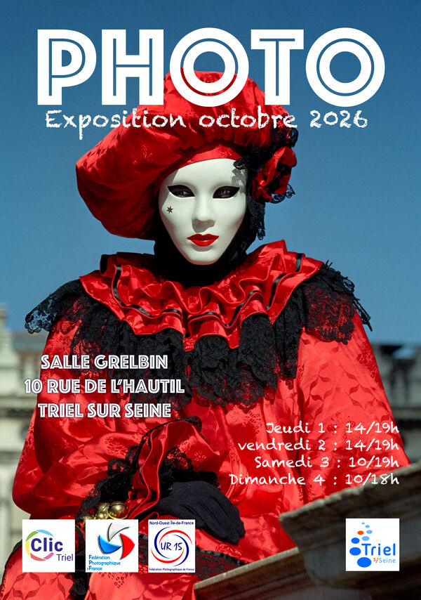 Exposition photos à Triel-sur-Seine (78), du 1er au 4 octobre 2026