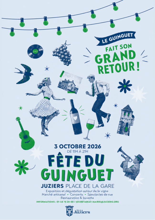 Fête du Guinguet à Juziers (78), le 03/10/2026