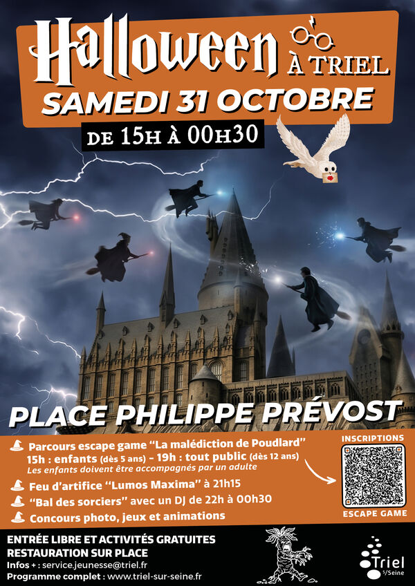 Fête d'Halloween à Triel-sur-Seine (78) le 31/10/2026