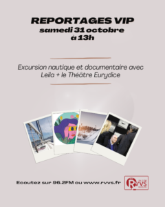 Reportages VIP, programme du 31/10/2026