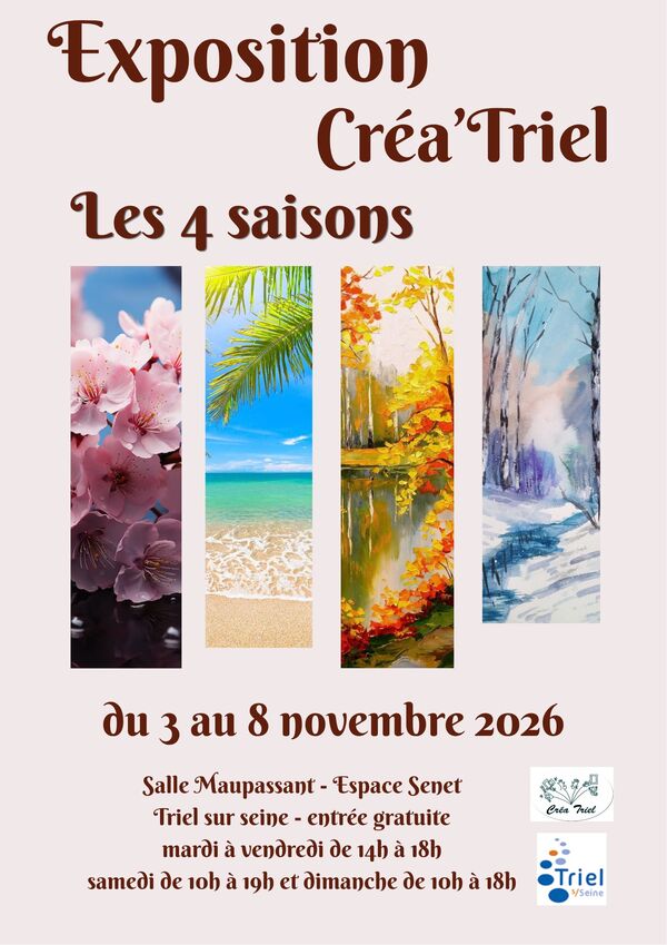 Exposition à Triel-sur-Seine (78) du 3 au 8 novembre