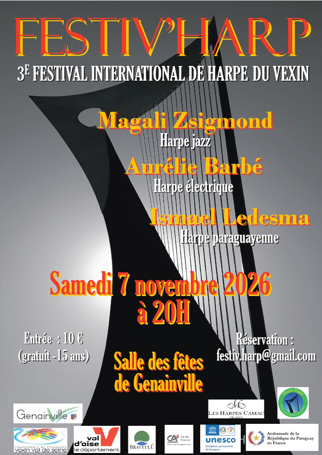 Festiv'harp à Genainville (95) le 07/11/2026