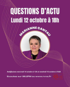 Cécile Zammit-Popescu, invitée de Questions d'actu d'octobre 2026